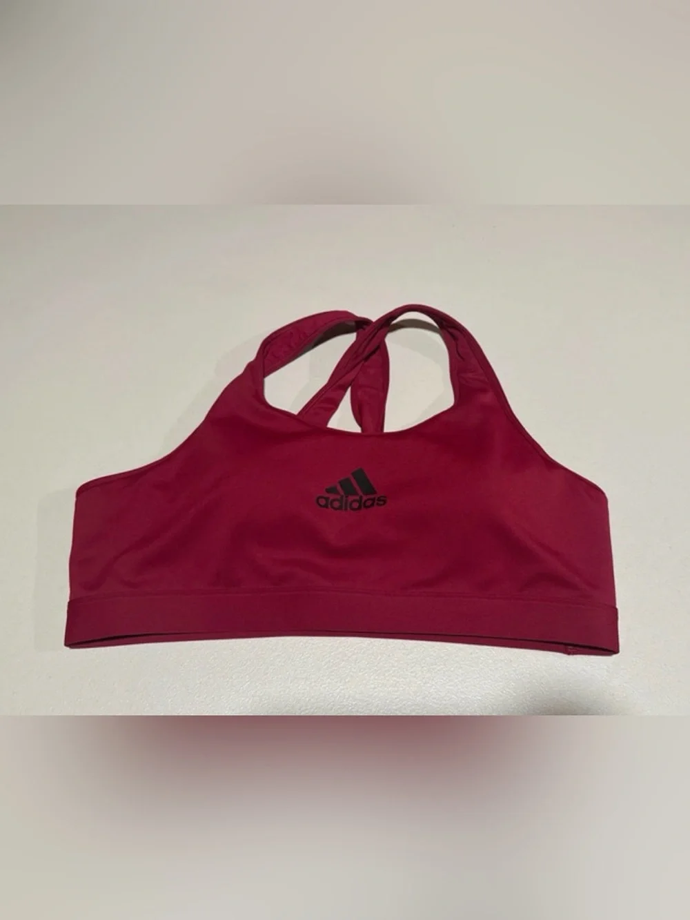 adidas Women's Maroon Crossback Sports Bra